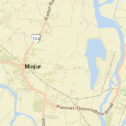 Minjur Street Map