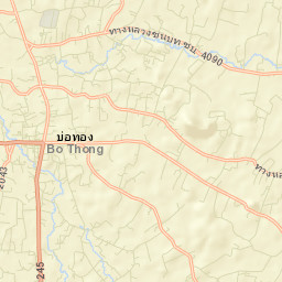 Amphoe Bo Thong Street Map