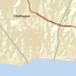 Chirilagua Street Map