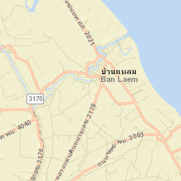 Amphoe Ban Laem Street Map