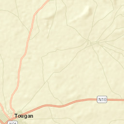 Tougan Street Map
