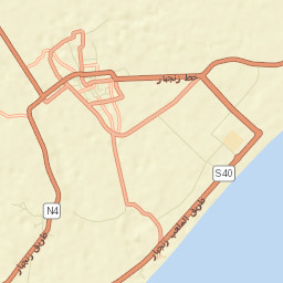 Zinjibār Street Map