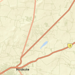 Hoskote Street Map