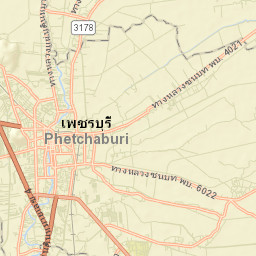 Phetchaburi Street Map