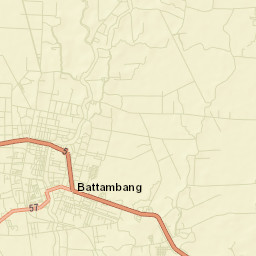 Battambang Street Map