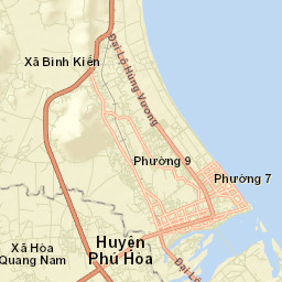 Tuy Hòa Street Map
