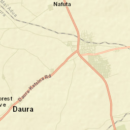 Daura Street Map