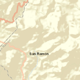San Ramón Street Map