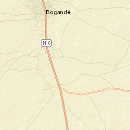 Bogandé Street Map