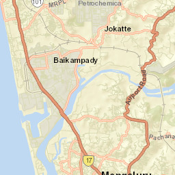 Mangaluru Street Map