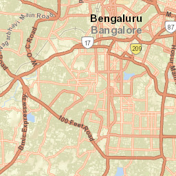 Bengaluru Street Map
