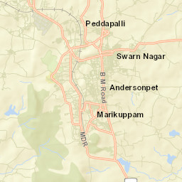 Robertsonpet Street Map