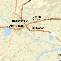Gudiyatham Street Map