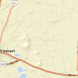 Walajapet Street Map