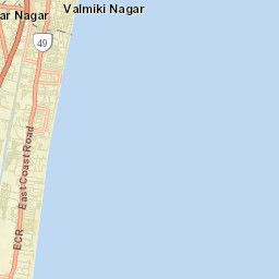 Palavakkam Street Map