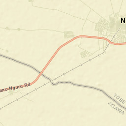 Nguru Street Map