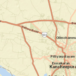 Kanchipuram Street Map