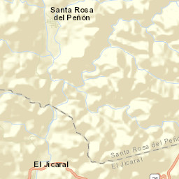 Santa Rosa del Peñón Street Map