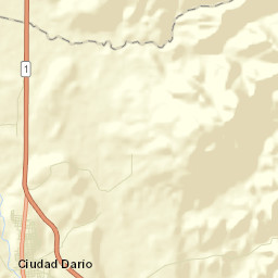 Ciudad Darío Street Map