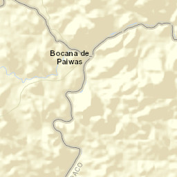 Bocana de Paiwas Street Map