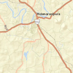 Hole Narsipur Street Map