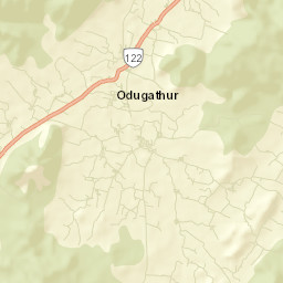 Odugattur Street Map