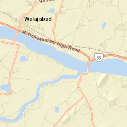 Wallajahbad Street Map