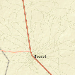 Boussé Street Map