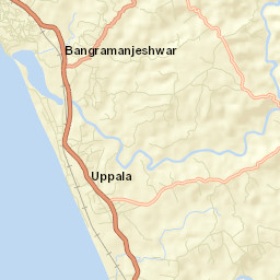 Manjēshvar Street Map