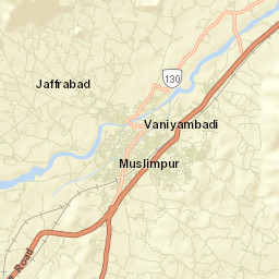 Vaniyambadi Street Map