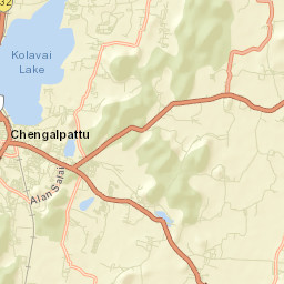 Kancheepuram Street Map