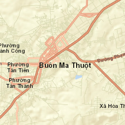Buôn Ma Thuột Street Map
