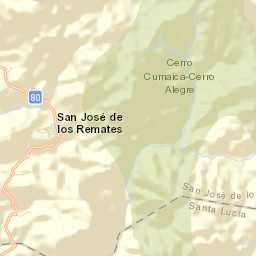 San José de los Remates Street Map