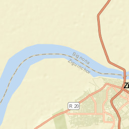 Ziguinchor Street Map