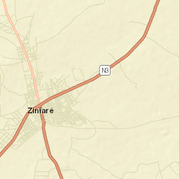 Ziniaré Street Map