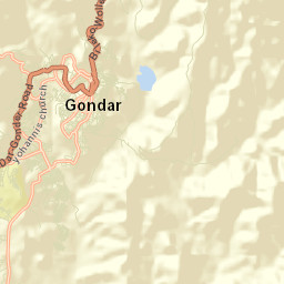 Gondar Street Map