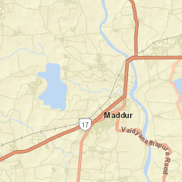 Maddur Street Map