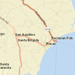 Santa Brigida Street Map