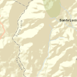 Santa Lucía Street Map