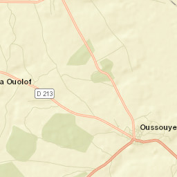 Oussouye Street Map