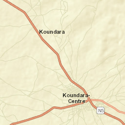 Koundara Street Map