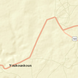 Youkounkoun Street Map