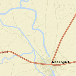 Massaguet Street Map
