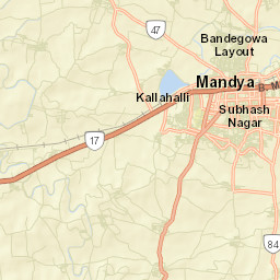 Mandya Street Map