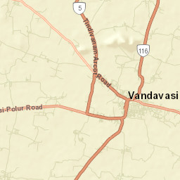 Vandavasi Street Map