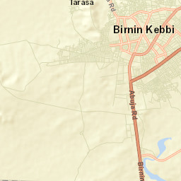 Birnin Kebbi Street Map