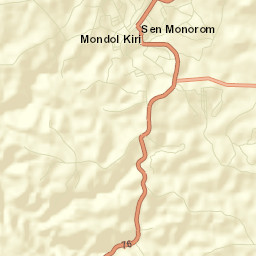 Sen Monorom Street Map