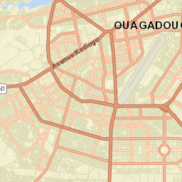 Kadiogo Province Street Map