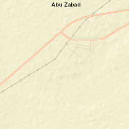 Abū Zabad Street Map