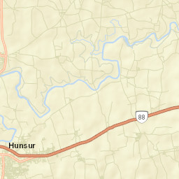 Hunsur Street Map